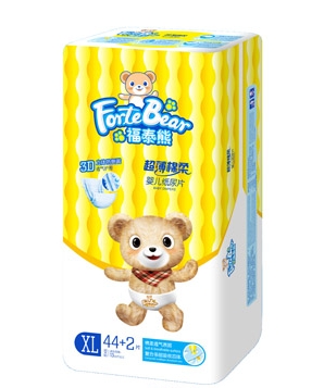 福泰熊超薄棉柔婴儿纸尿片XL大片